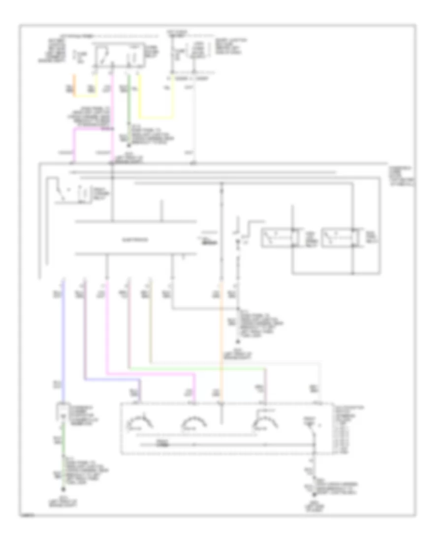 WiperWasher Wiring Diagram for Ford Focus S 2010