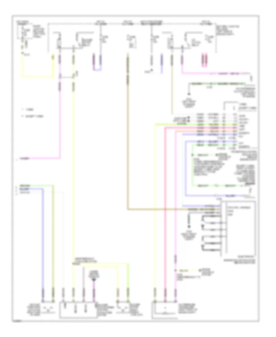 Automatic AC Wiring Diagram (2 of 2) for Ford Taurus Limited 2011