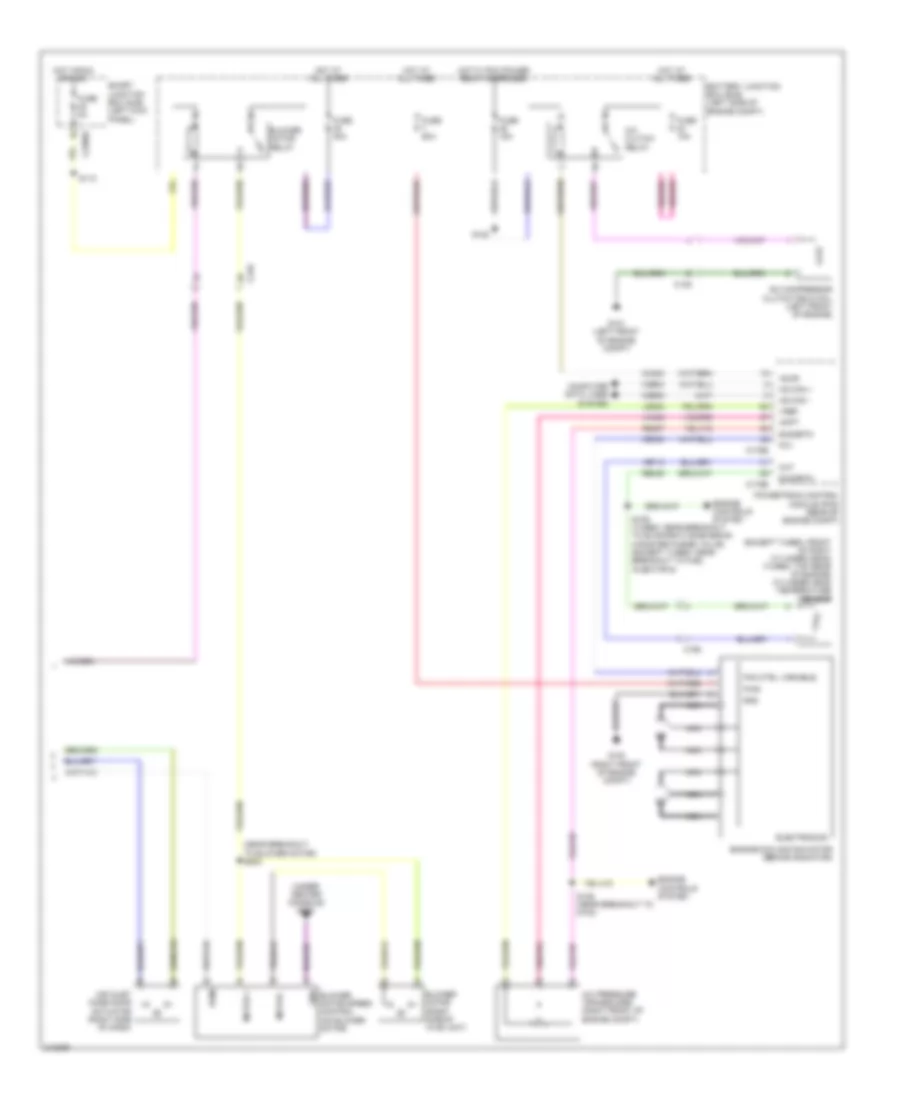 Manual AC Wiring Diagram (2 of 2) for Ford Taurus Limited 2011