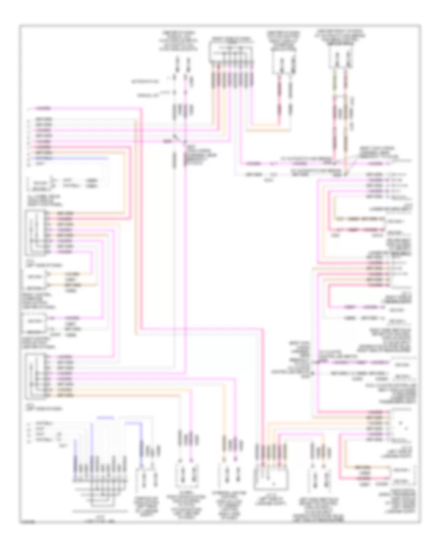 Computer Data Lines Wiring Diagram (2 of 2) for Ford Taurus Limited 2011