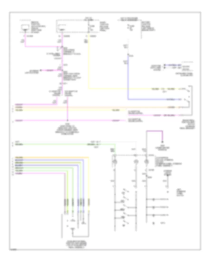 3.5L, Cruise Control Wiring Diagram (2 of 2) for Ford Taurus Limited 2011