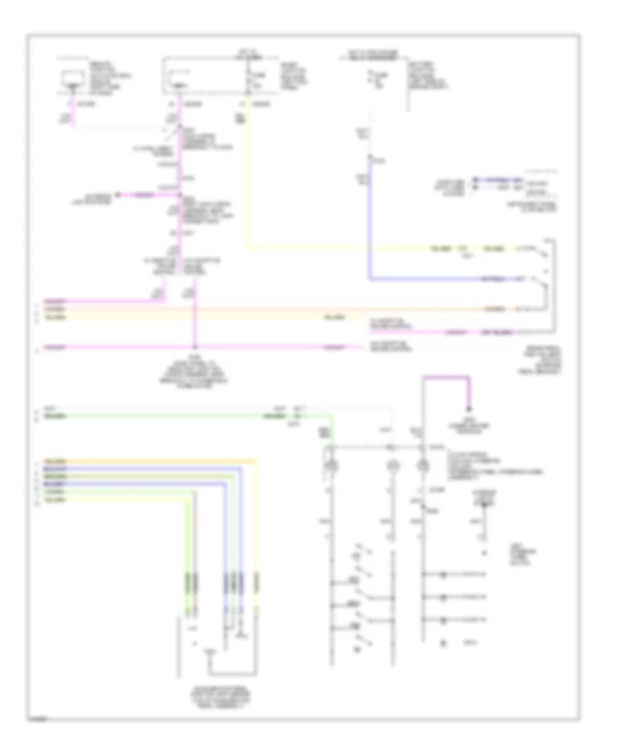 3.5L Twin Turbo, Cruise Control Wiring Diagram (2 of 2) for Ford Taurus Limited 2011
