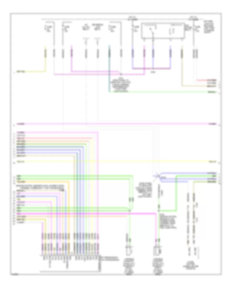 3.5L, Engine Performance Wiring Diagram (4 of 6) for Ford Taurus Limited 2011