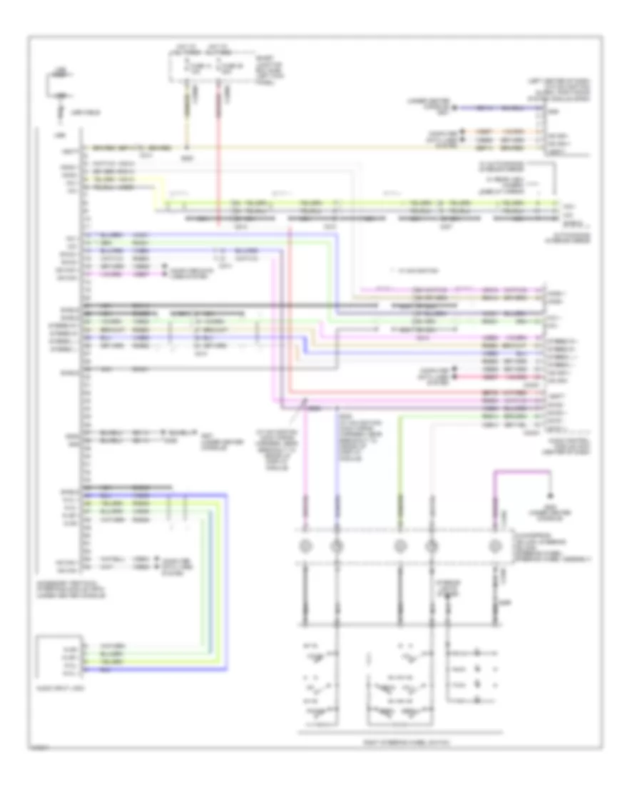 SYNC Radio Wiring Diagram for Ford Taurus Limited 2011
