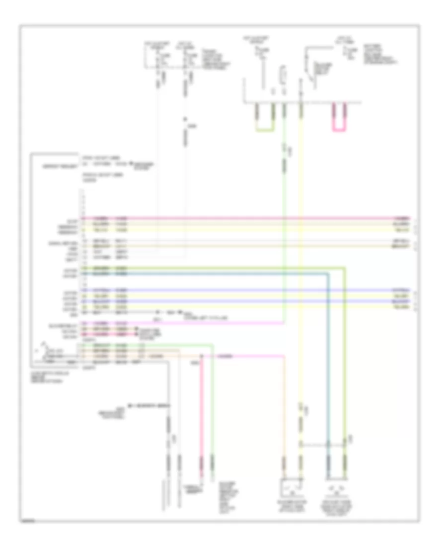 Manual AC Wiring Diagram, without Auxiliary Climate Control (1 of 3) for Ford Expedition King Ranch 2013