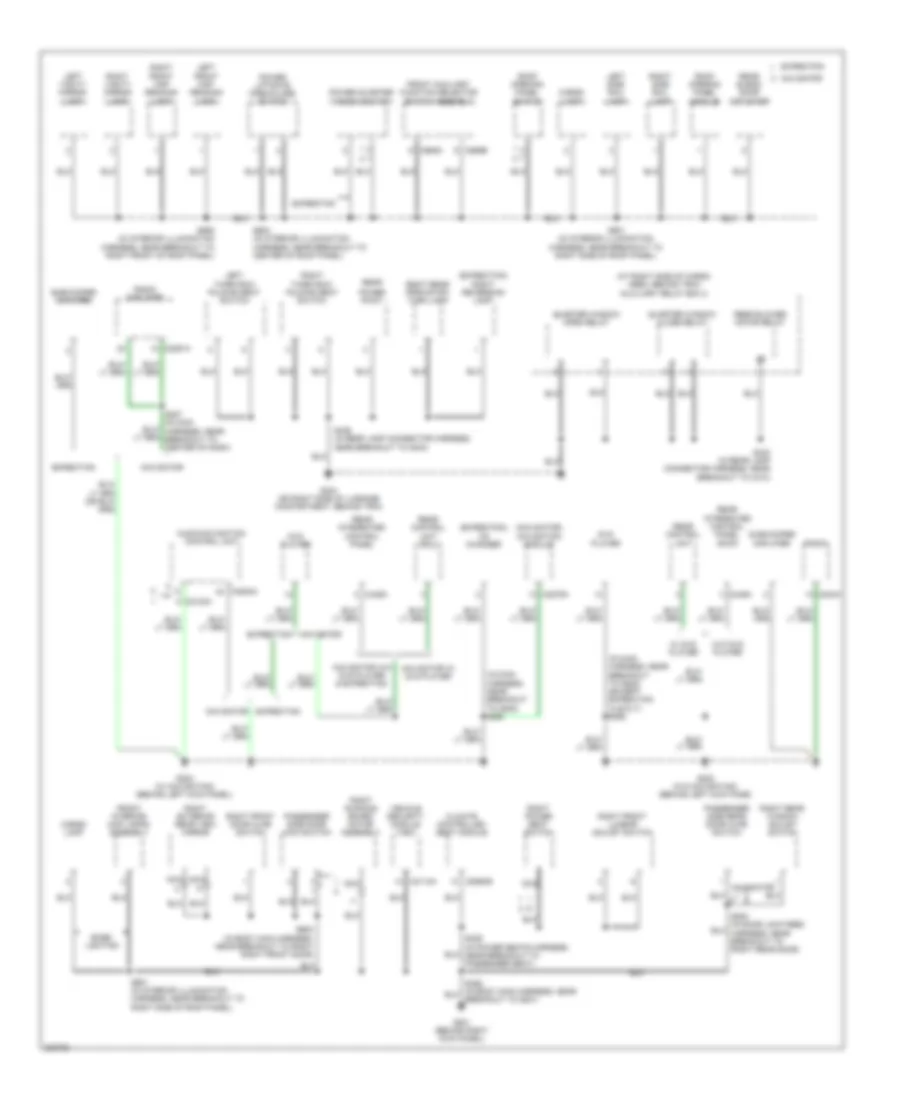 Ground Distribution Wiring Diagram 4 of 4 for Ford Expedition 2005