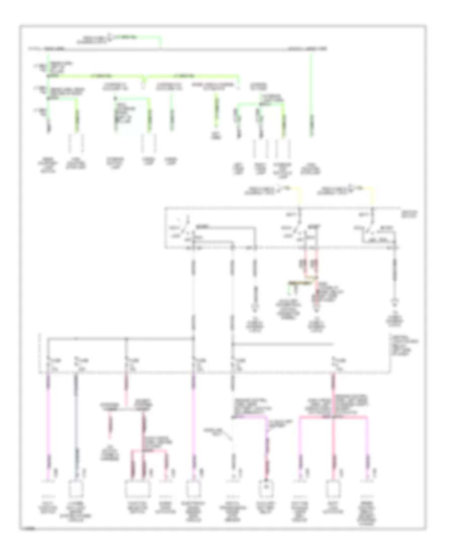 Power Distribution Wiring Diagram (3 of 5) for Ford E450 Super Duty 2001