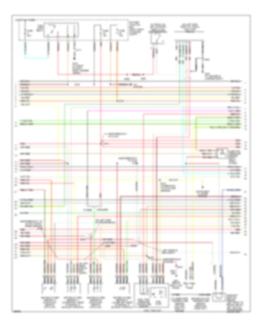 4.6L, Engine Performance Wiring Diagram (3 of 4) for Ford Crown Victoria 2003