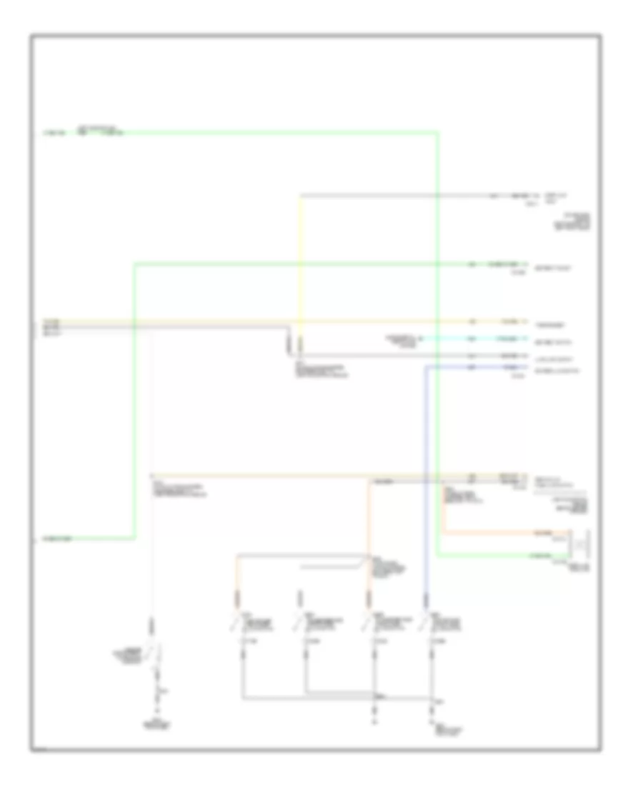Electronic Cluster Wiring Diagram 2 of 2 for Ford Crown Victoria 2003