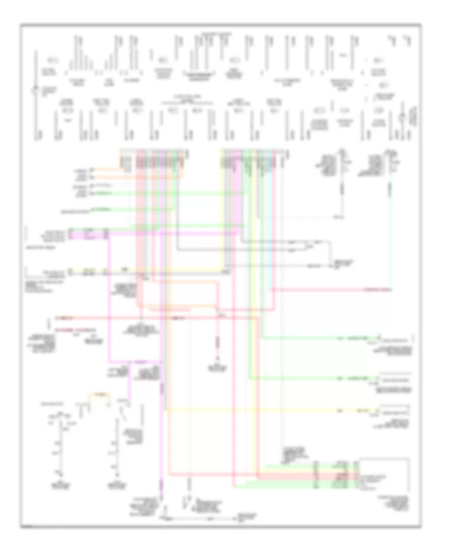 4.6L CNG, Analog Cluster Wiring Diagram for Ford Crown Victoria 2003