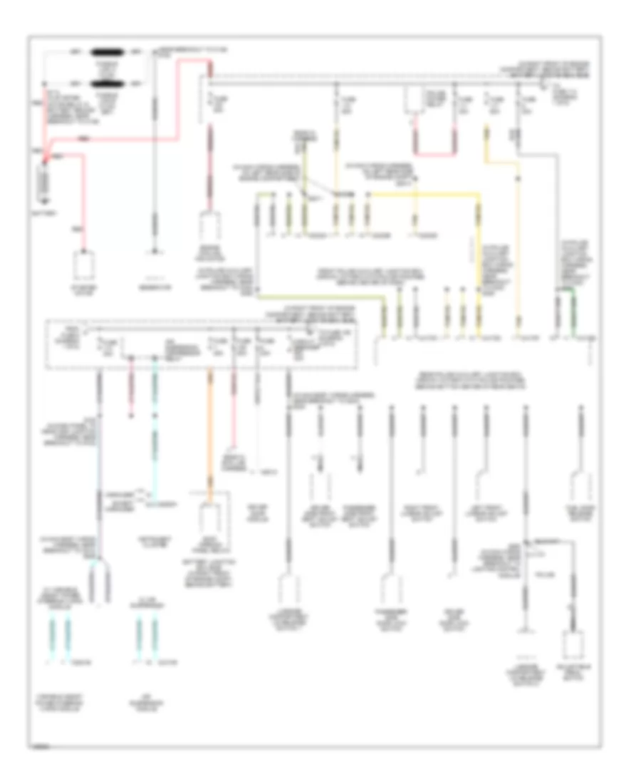 Power Distribution Wiring Diagram 1 of 5 for Ford Crown Victoria 2003