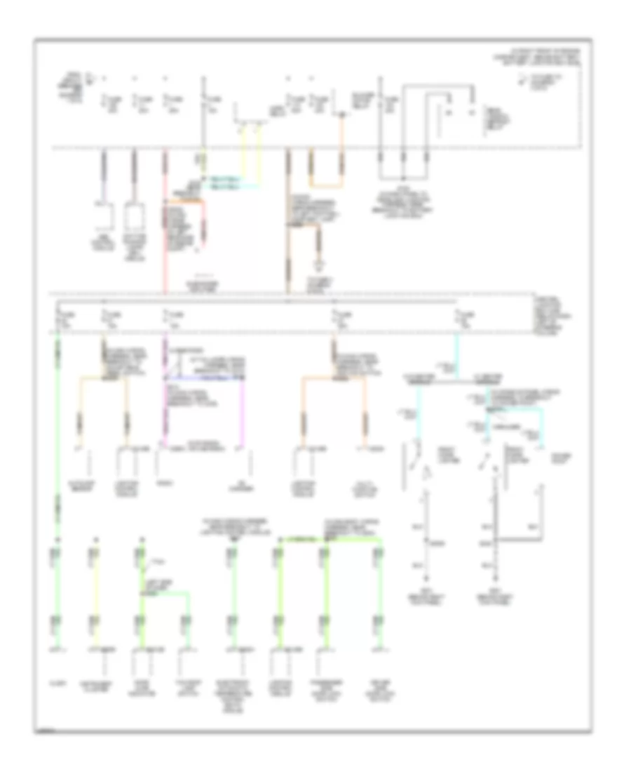 Power Distribution Wiring Diagram 2 of 5 for Ford Crown Victoria 2003