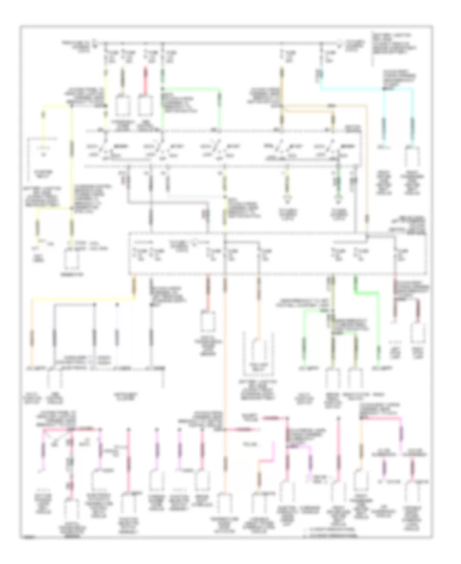 Power Distribution Wiring Diagram 3 of 5 for Ford Crown Victoria 2003