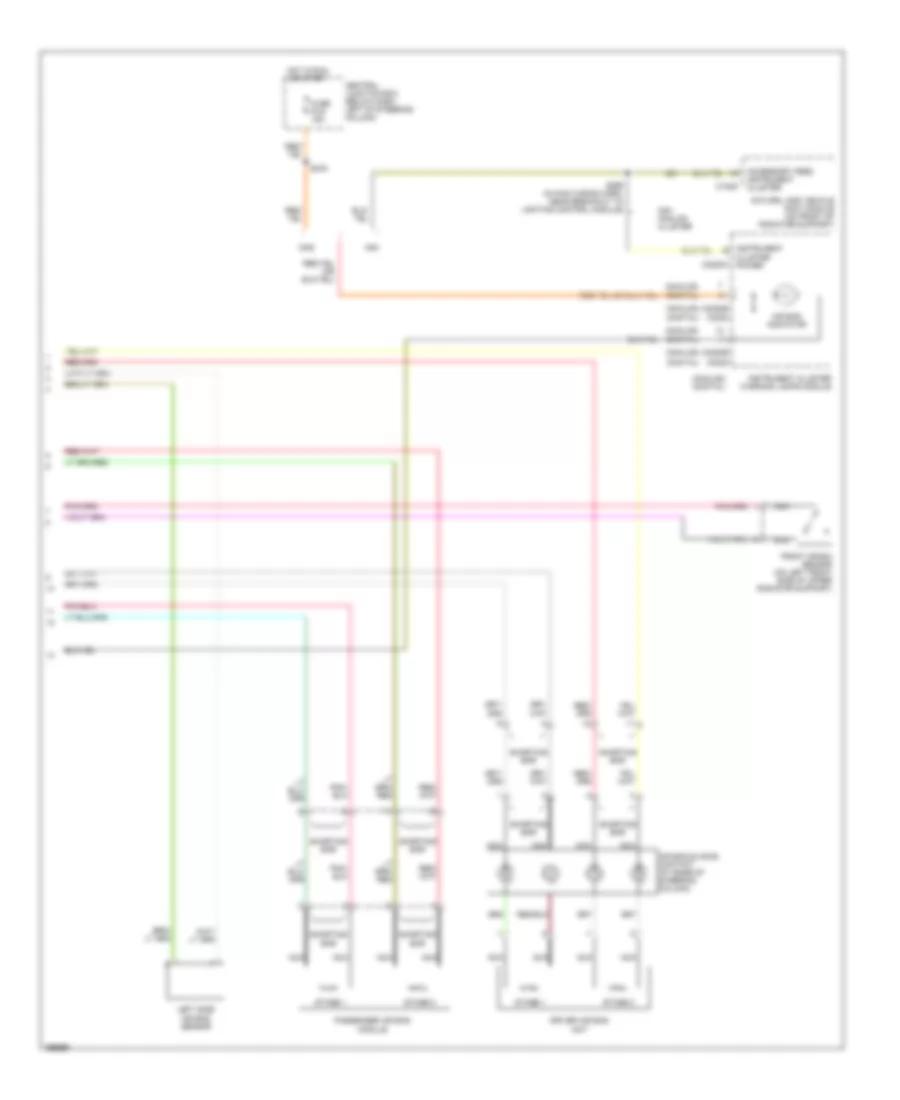 Supplemental Restraints Wiring Diagram 2 of 2 for Ford Crown Victoria 2003
