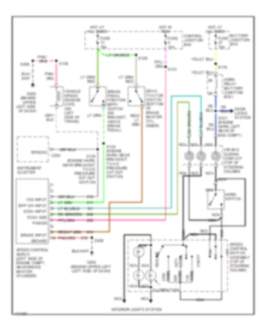 Cruise Control Wiring Diagram for Ford Econoline E250 1999