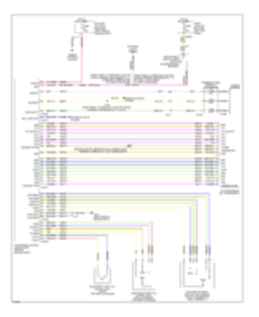 3.5L Twin Turbo, AT Wiring Diagram for Ford Taurus SE 2011