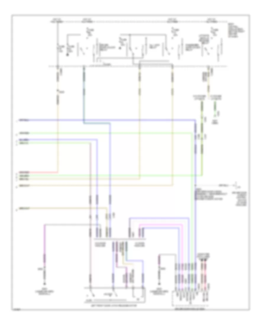 Forced Entry Wiring Diagram, without Intelligent Access (3 of 3) for Ford Escape S 2014