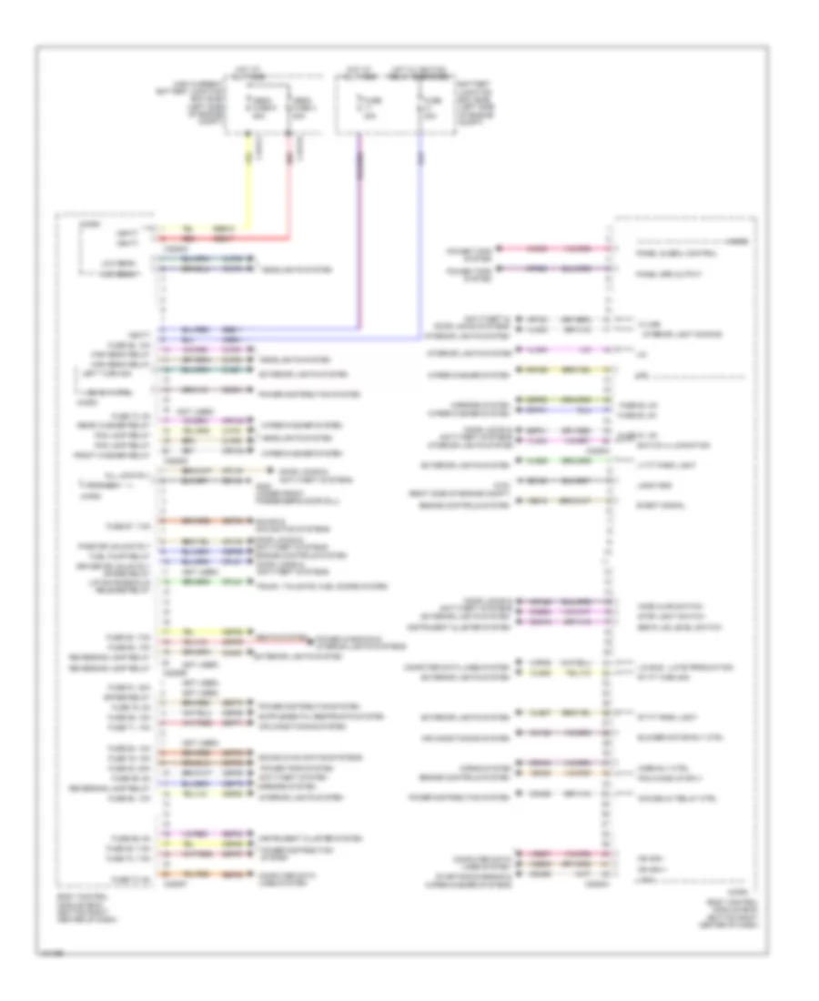Body Control Modules Wiring Diagram 1 of 2 for Ford Escape S 2014