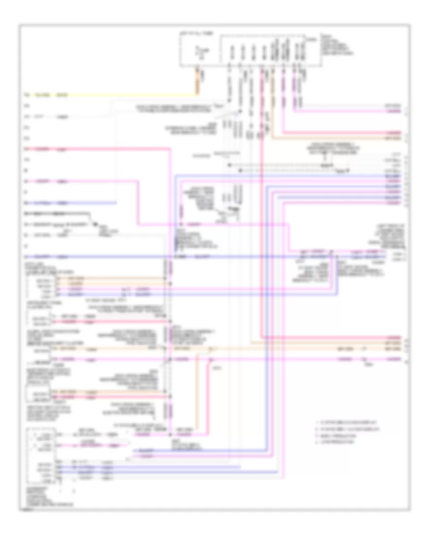 Computer Data Lines Wiring Diagram 1 of 3 for Ford Escape S 2014
