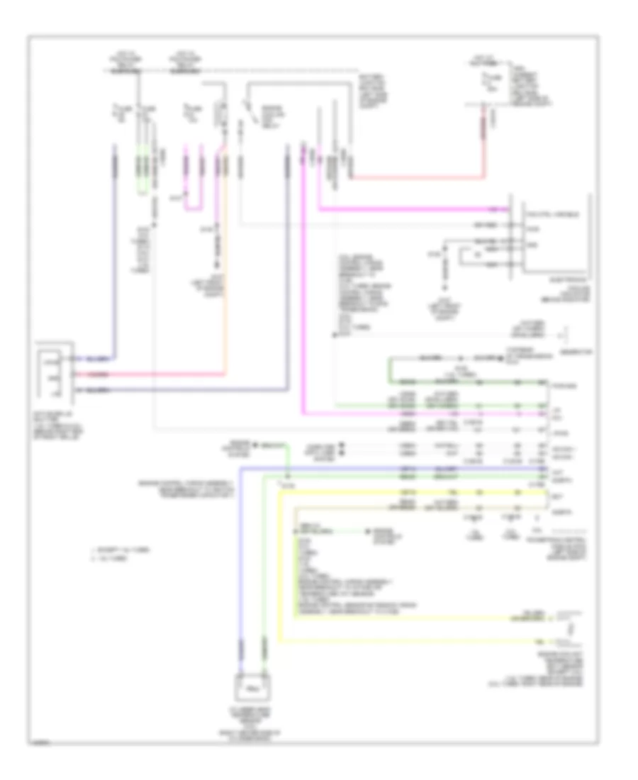 Cooling Fan Wiring Diagram for Ford Escape S 2014