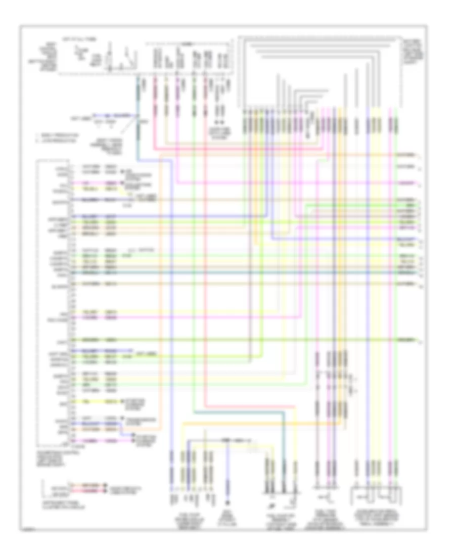 2.0L Turbo, Engine Performance Wiring Diagram (1 of 6) for Ford Escape S 2014