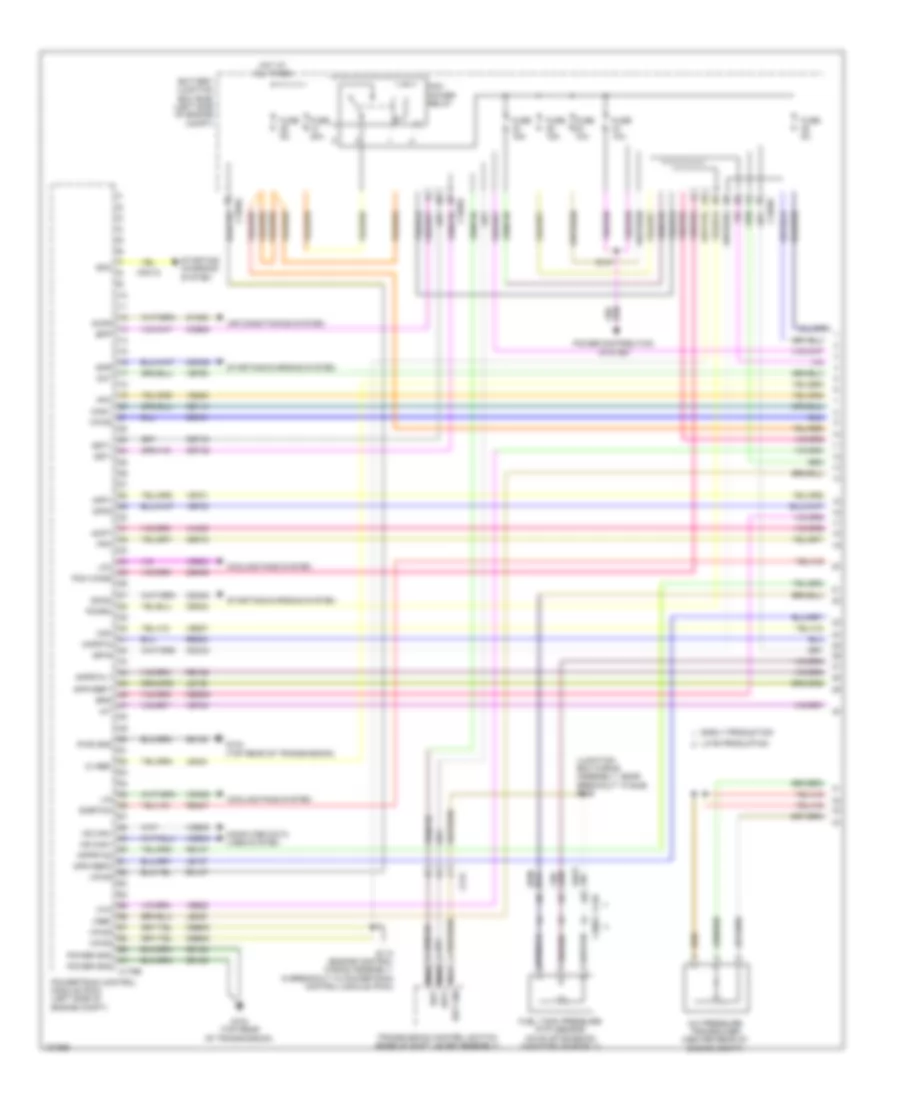 2.5L, Engine Performance Wiring Diagram (1 of 5) for Ford Escape S 2014