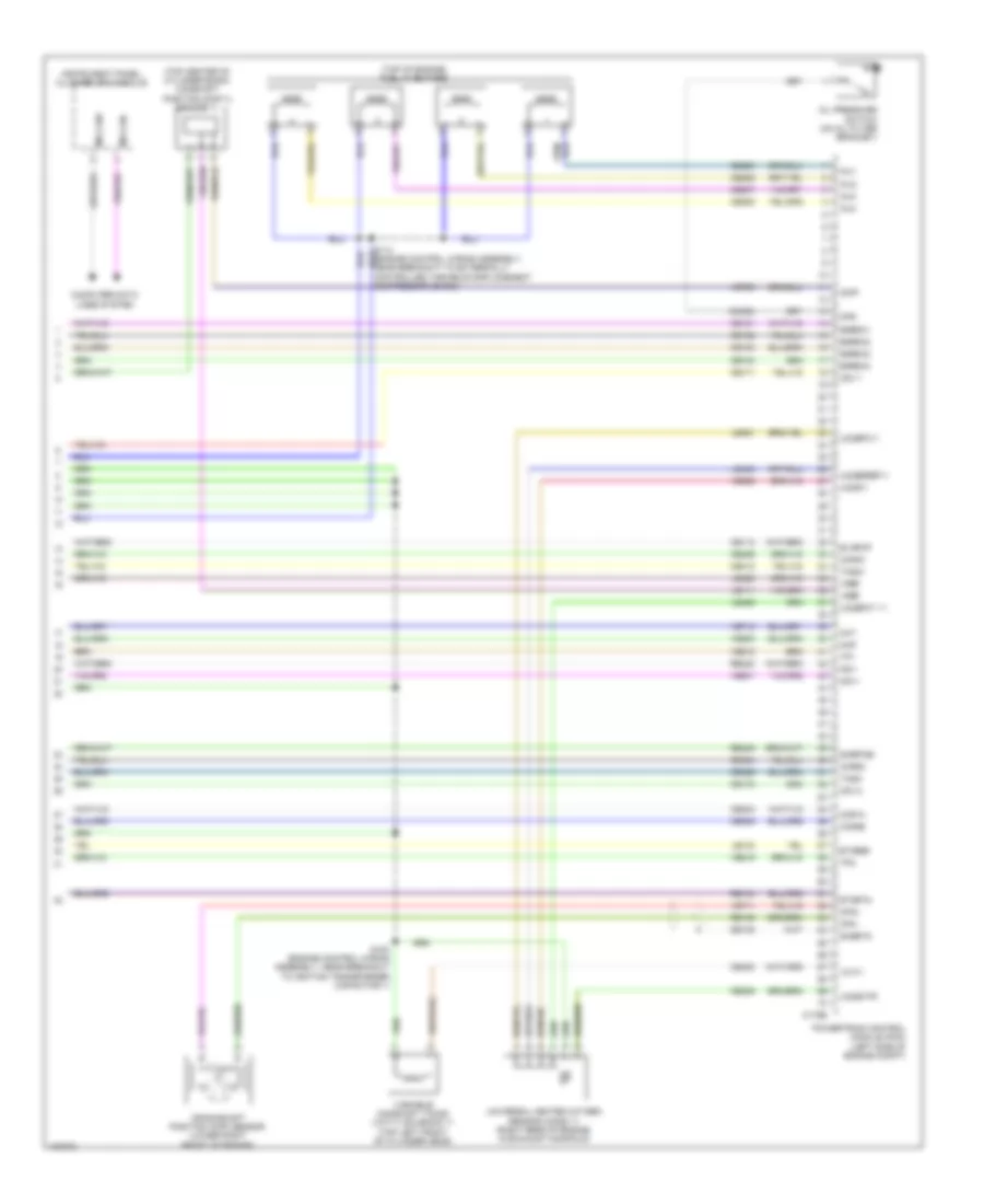 2.5L, Engine Performance Wiring Diagram (5 of 5) for Ford Escape S 2014