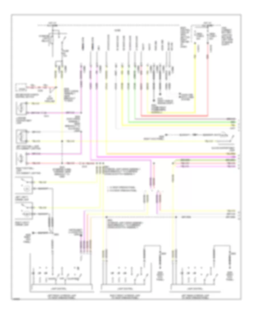 Courtesy Lamps Wiring Diagram 1 of 3 for Ford Escape S 2014