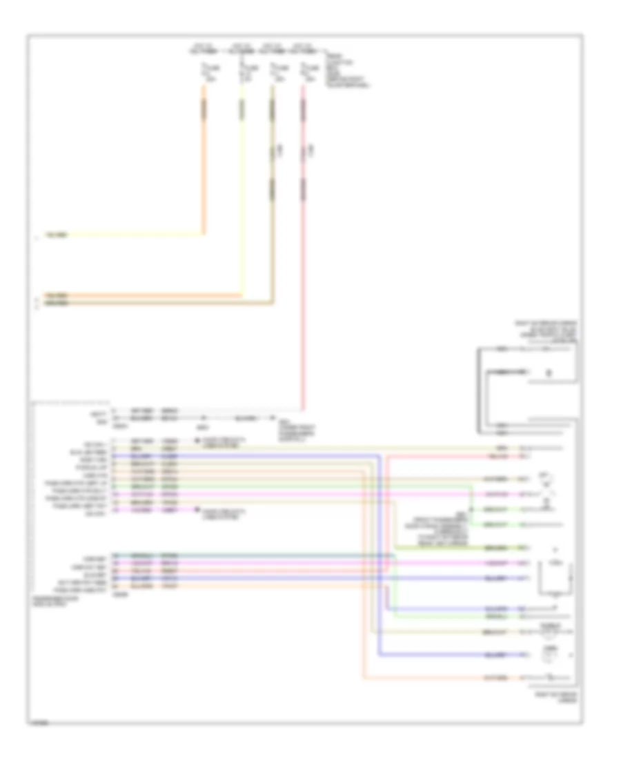 Memory Mirrors Wiring Diagram (2 of 2) for Ford Escape S 2014