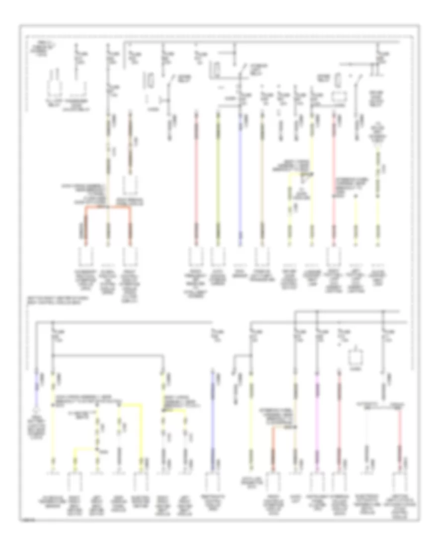 Power Distribution Wiring Diagram (3 of 6) for Ford Escape S 2014