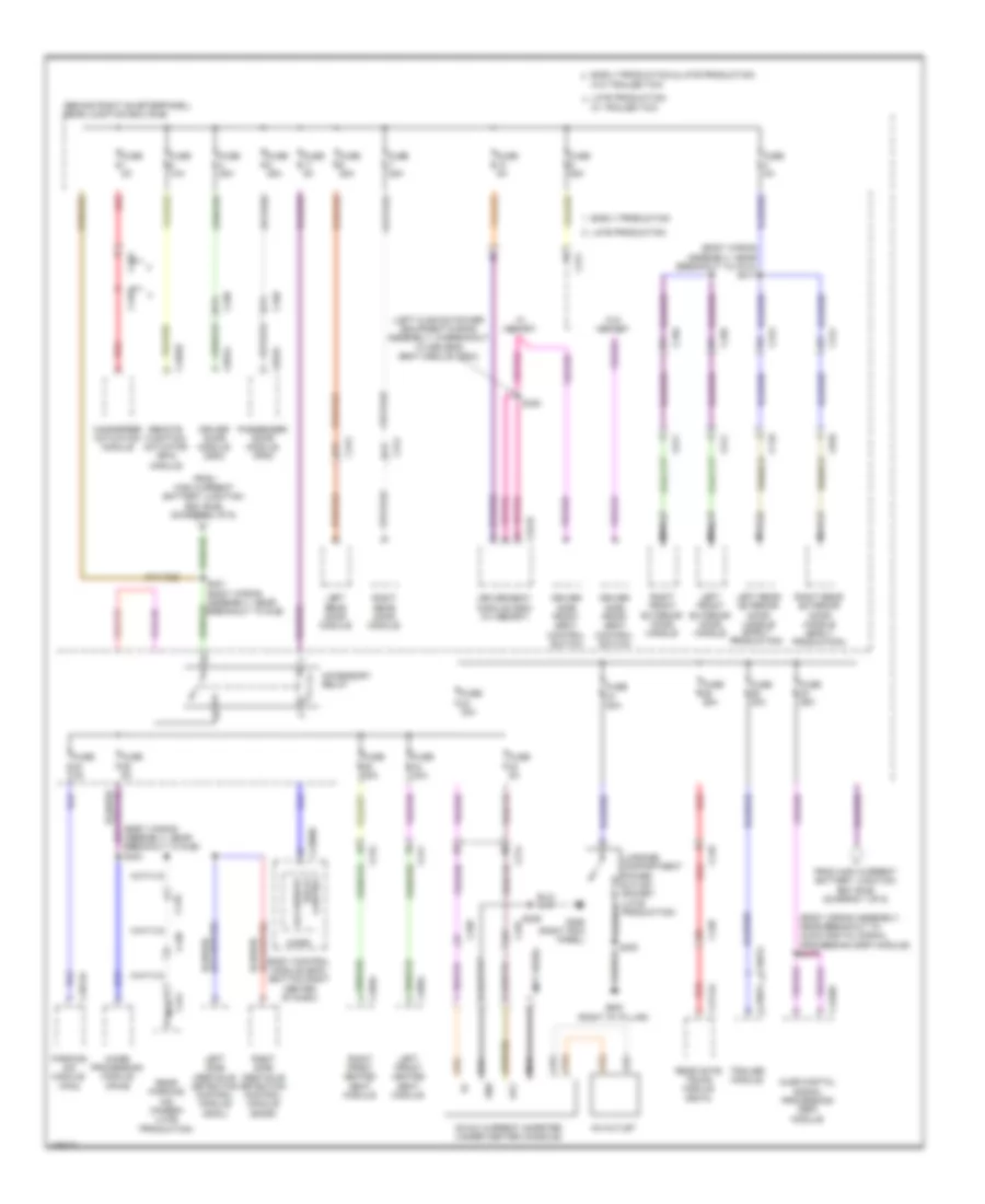 Power Distribution Wiring Diagram (5 of 6) for Ford Escape S 2014
