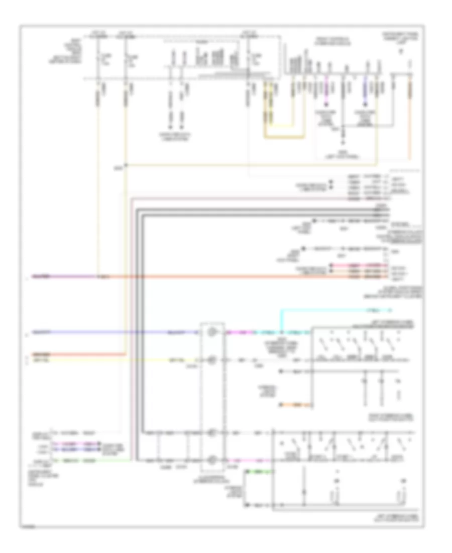 Radio Wiring Diagram, with Sony (3 of 3) for Ford Escape S 2014