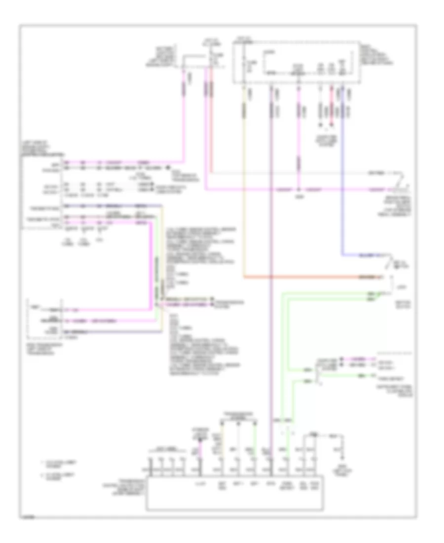 Shift Interlock Wiring Diagram for Ford Escape S 2014