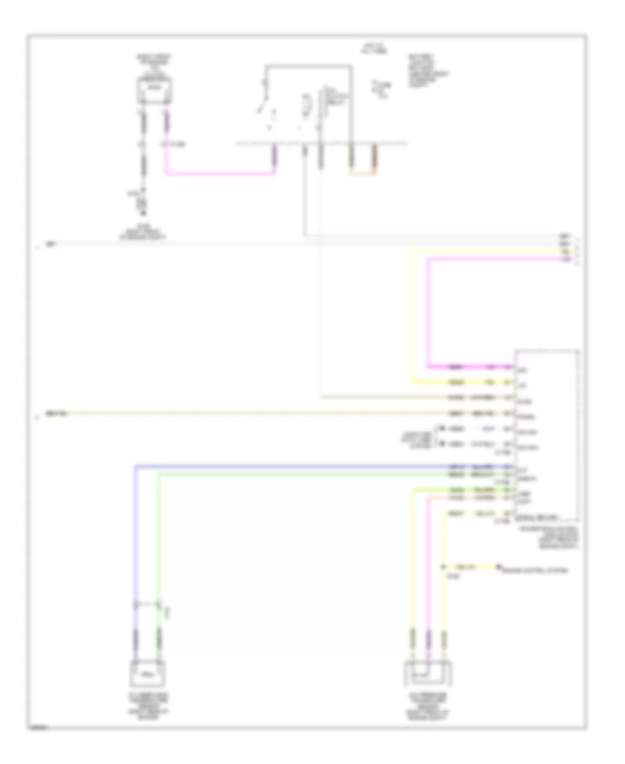Automatic AC Wiring Diagram, without Auxiliary Climate Control (3 of 4) for Ford Expedition Limited 2013