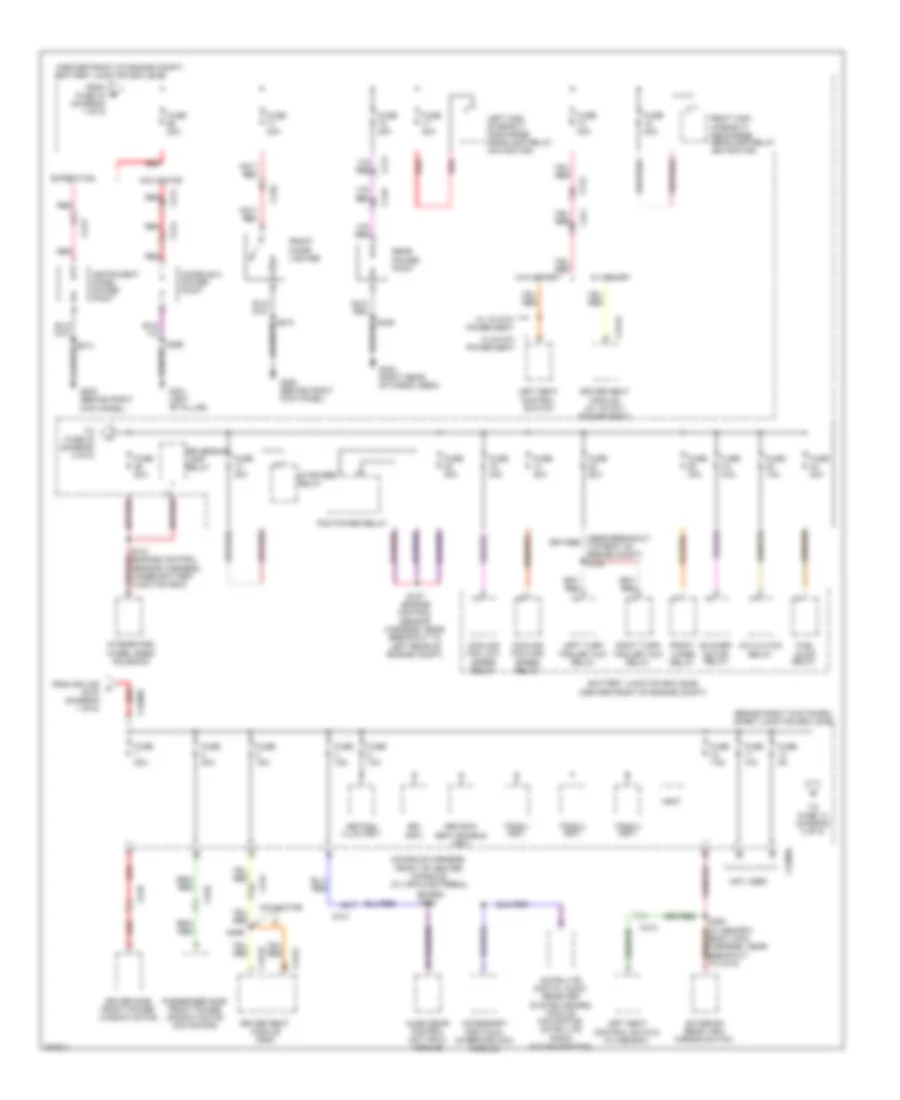 Power Distribution Wiring Diagram 2 of 5 for Ford Expedition Limited 2013