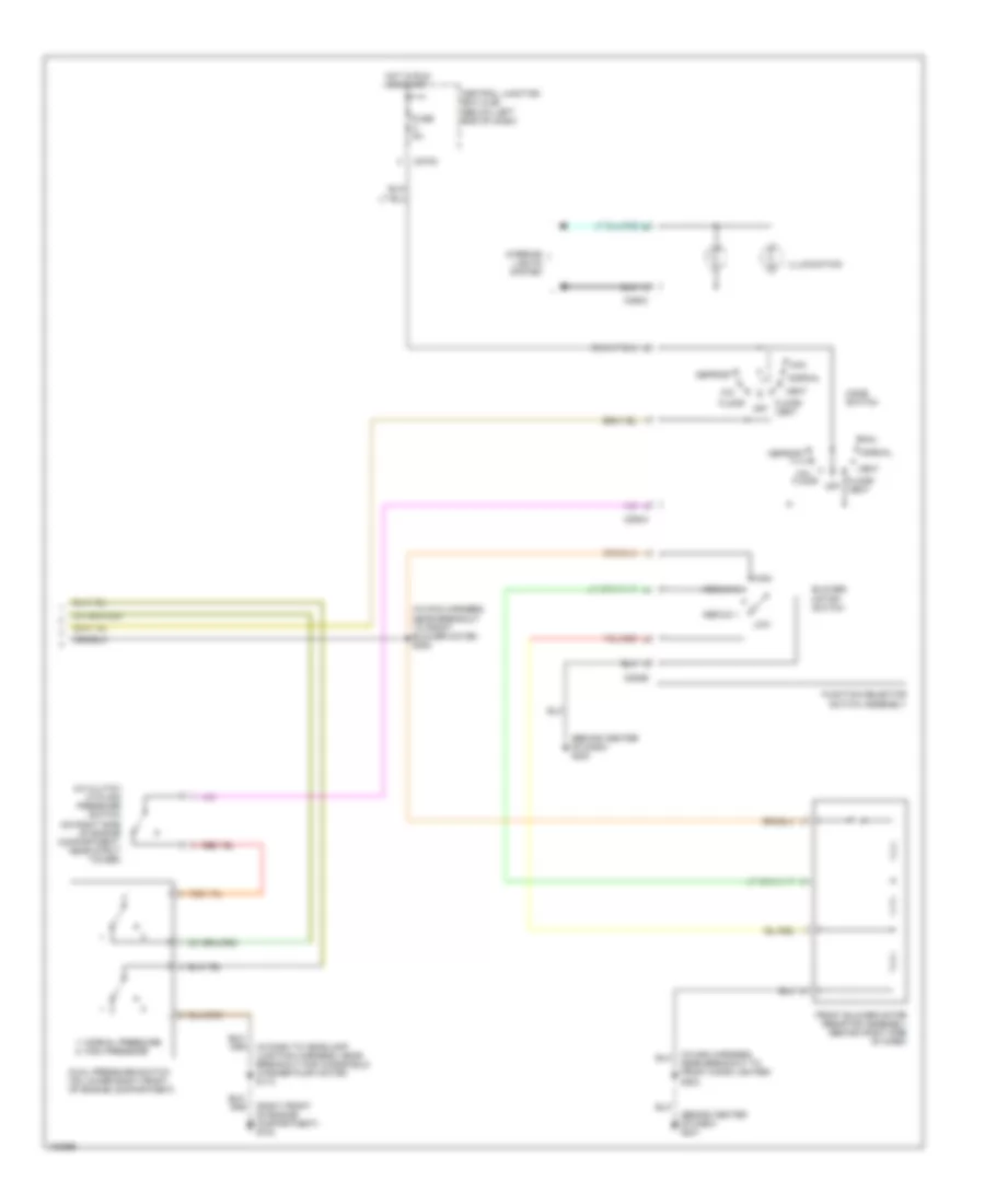 3 0L Manual A C Wiring Diagram 2 of 2 for Ford Escape 2004