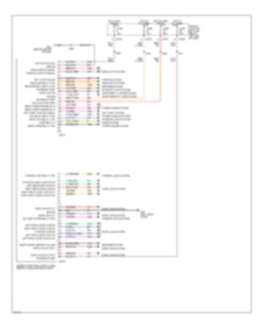 Body Control Modules Wiring Diagram for Ford Escape 2004