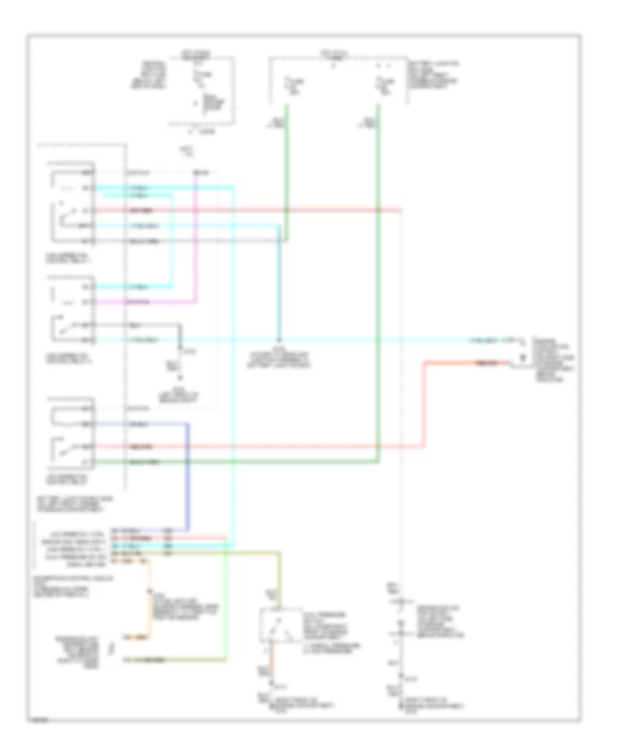 3.0L, Cooling Fan Wiring Diagram for Ford Escape 2004