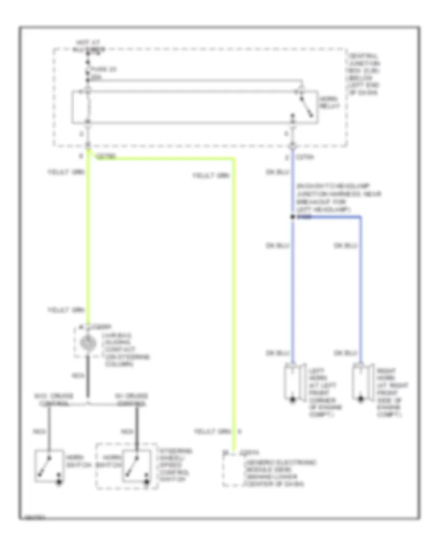 Horn Wiring Diagram for Ford Escape 2004