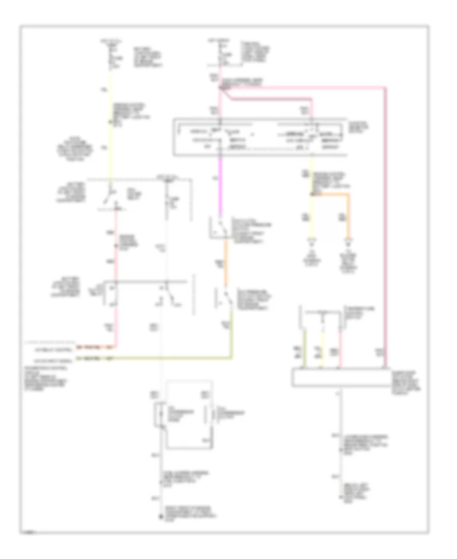 4.2L, Manual AC Wiring Diagram, without Stripped Chassis for Ford Econoline E150 2001