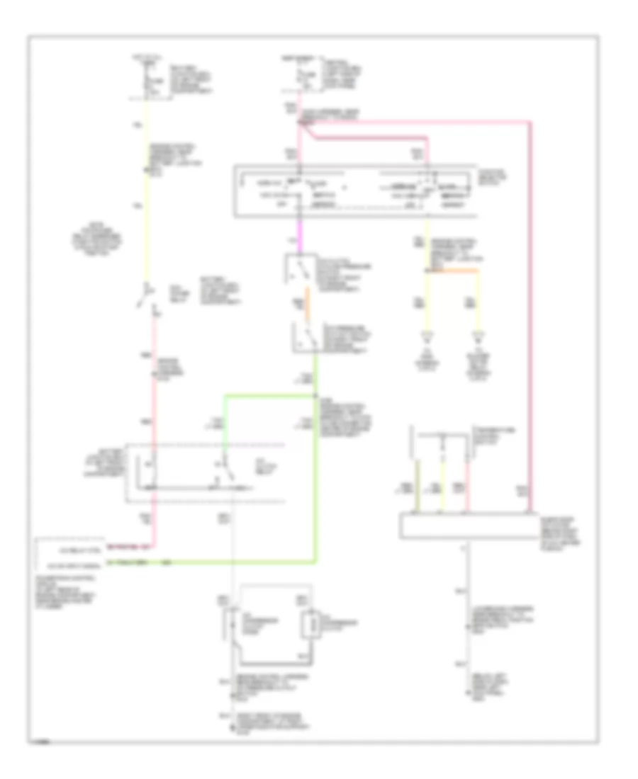 4.6L, Manual AC Wiring Diagram, without Stripped Chassis for Ford Econoline E150 2001