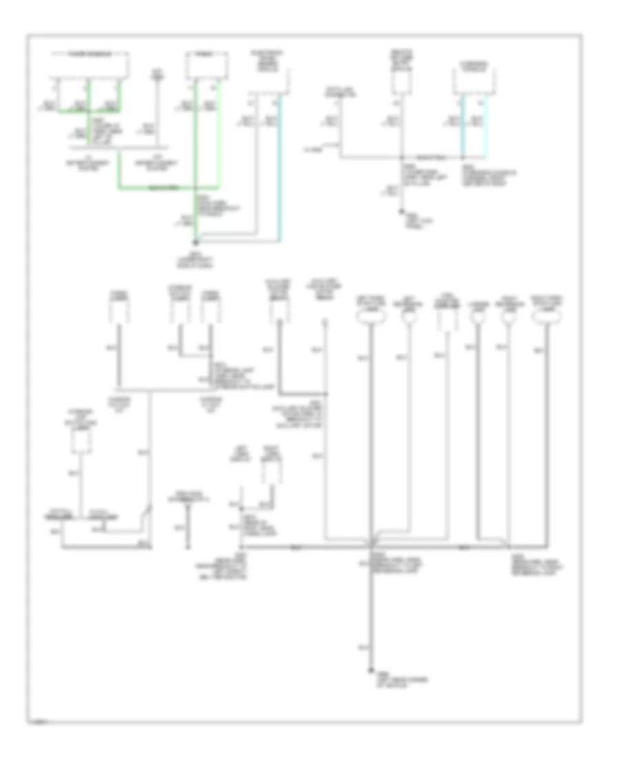 Ground Distribution Wiring Diagram, without Stripped Chassis (4 of 4) for Ford Econoline E150 2001