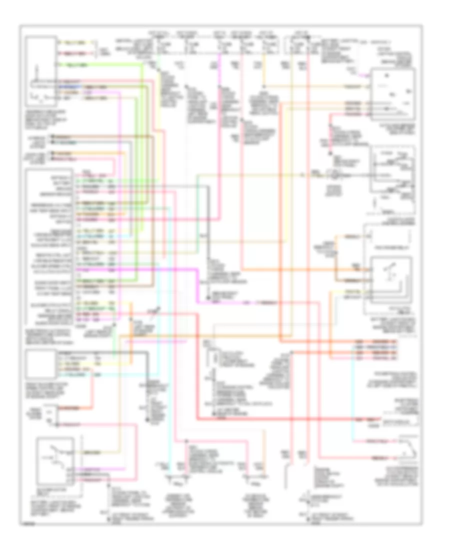 Automatic A C Wiring Diagram for Ford Crown Victoria LX 2003