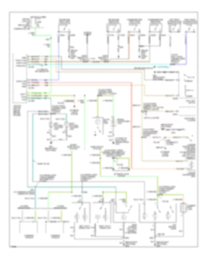 Courtesy Lamps Wiring Diagram for Ford Crown Victoria LX 2003