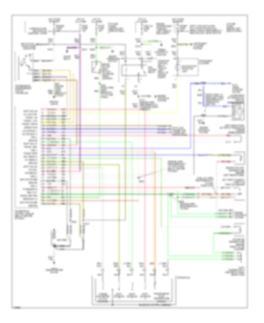 Transmission Wiring Diagram for Ford Escort 1997