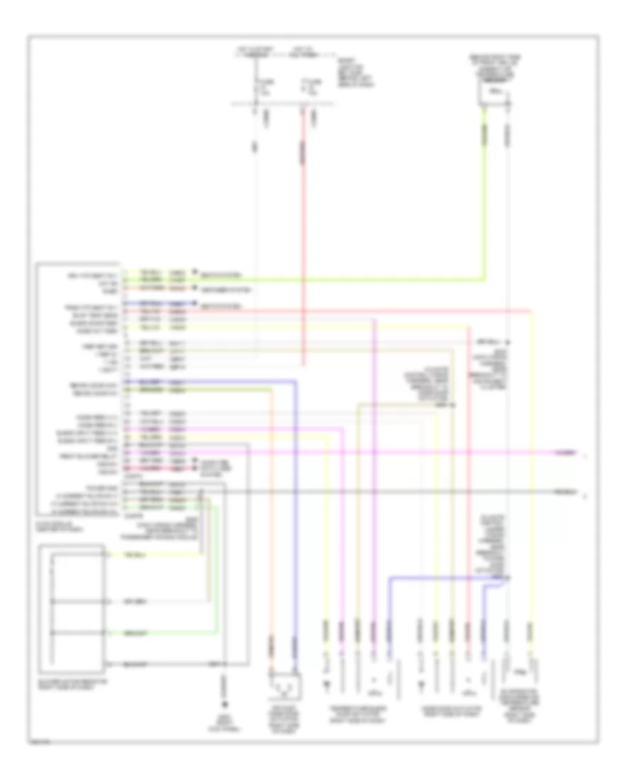 Manual A C Wiring Diagram 1 of 2 for Ford Focus SES 2010
