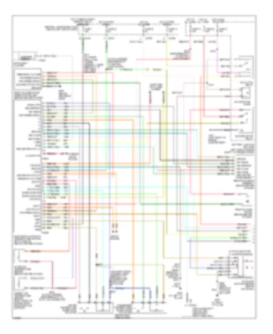 Automatic A C Wiring Diagram 1 of 2 for Ford Explorer 2005