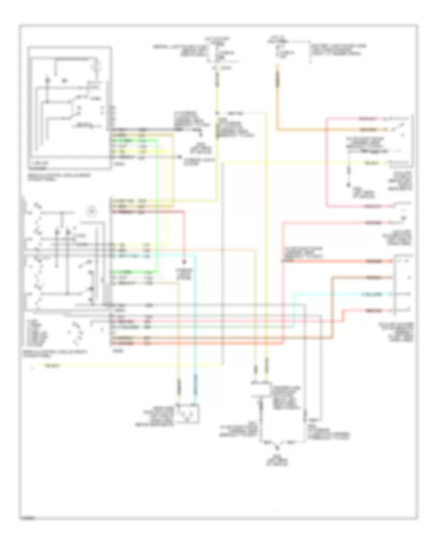 Manual A C Wiring Diagram with Sliding Roof 2 of 2 for Ford Explorer 2005