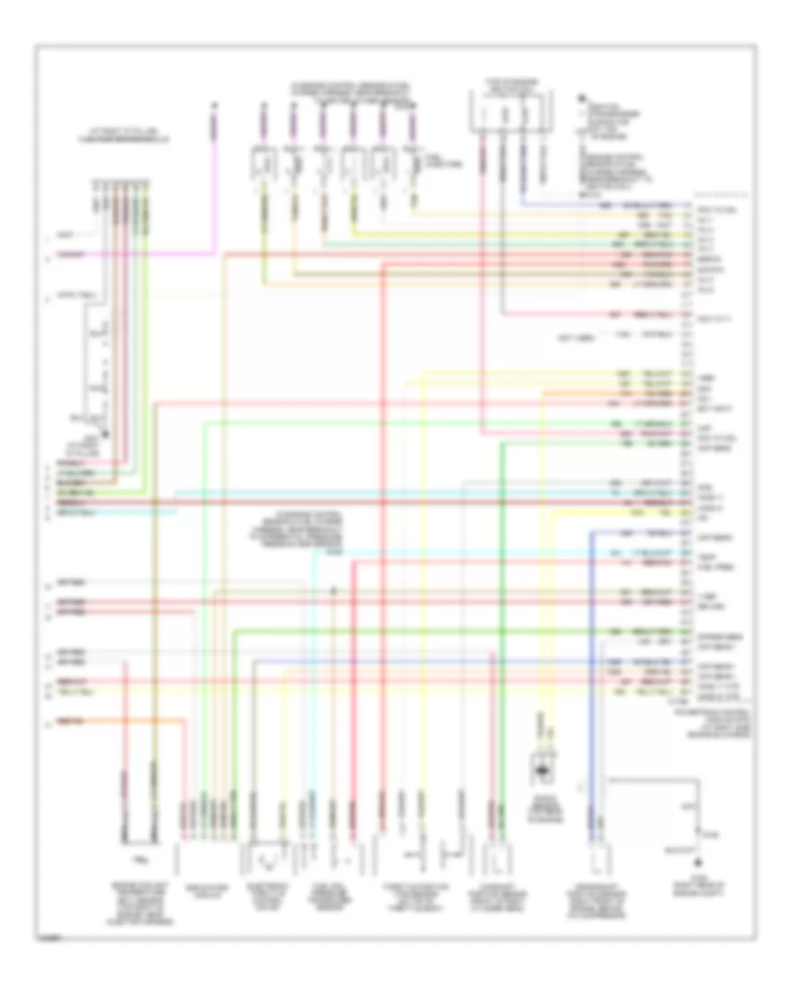 4.0L, Engine Performance Wiring Diagram (4 of 4) for Ford Explorer 2005