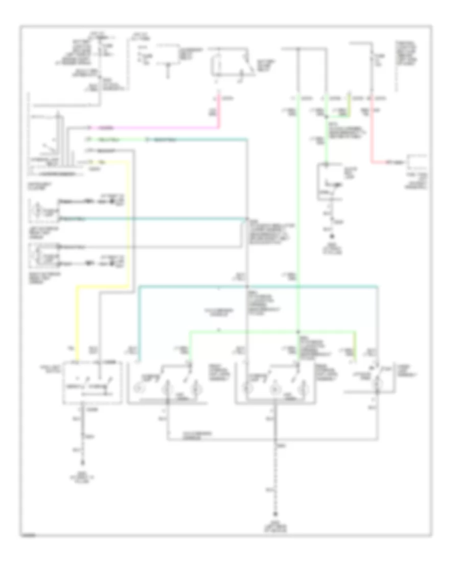 Courtesy Lamps Wiring Diagram Base for Ford Explorer 2005